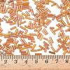 AB Color Plated Glass Bugle Beads X-SEED-R012-162C-4