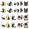 20Pcs 10 Style Alloy Enamel Pendants ENAM-DC0001-68-1
