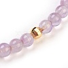 Natural Amethyst Stretch Bracelets BJEW-JB03797-03-2