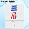 Independence Day Cloth Column Windsock Flag AJEW-WH20017-74A-5