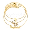 3Pcs Alloy Rhinestones Anklets LS-AJEW-S083-01G-01-1