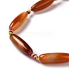 Natural Agate Beads Strands G-K334-01C-4