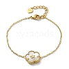 304 Stainless Steel Cable Chain Charm Bracelets for Women BJEW-U024-03G-01-4