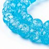 Crackle Glass Bead Strands CCG-E002-8mm-3