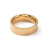 201 Stainless Steel Plain Band Ring for Women RJEW-I089-34A-G-2