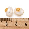 Oval Natural Freshwater Pearl Beads PEAR-K009-06G-3