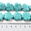 Synthetic Turquoise Beads Strands G-F769-W01-02-5