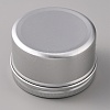 Aluminium Shallow Round Candle Tins AJEW-WH0326-03A-3