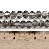 Electroplate Transparent Glass Beads Strands EGLA-B011-08A-PL02-4