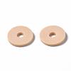 Flat Round Handmade Polymer Clay Beads CLAY-R067-12mm-53-6