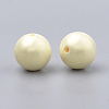 Spray Painted Style Acrylic Beads MACR-T010-8mm-07-2