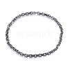 304 Stainless Steel Cable Chain Necklaces NJEW-H493-18AS-1