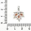 Brass Micro Pave Cubic Zirconia Pendants KK-H076-04P-3
