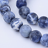 Natural Sodalite Beads Strands G-Q462-8mm-07-1