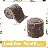 3 Yards Single Face Velvet Ribbon SENE-WH0003-15A-2