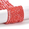 Electroplate Opaque Glass Beads Strands EGLA-A035-P3mm-A34-1