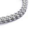 Tarnish Resistant Unisex 304 Stainless Steel Wheat Chain SJEW-L198-001P-5