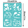 Self-Adhesive Silk Screen Printing Stencil DIY-WH0338-065-2