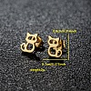 201 Stainless Steel Stud Earrings FS-WGB18B1-01-1