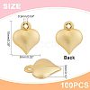 SUPERFINDINGS 100Pcs Rack Plating Brass Pendants KK-FH0003-94-2