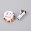 Zinc Alloy with Rhinestones Car Perfume Decoration Set DIY-TAC0011-03C-2