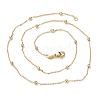 Brass Cable Chain Necklaces NJEW-I247-02G-3