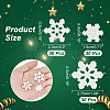 ARRICRAFT 90Pcs 3 Styles Christmas Opaque Resin Cabochons RESI-AR0001-39-2