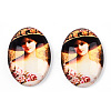 Glass Cabochons GGLA-T004-01-V-1