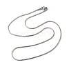 Tarnish Resistant 304 Stainless Steel Chain Necklaces NJEW-R223-09-2