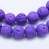 Natural Lava Rock Beads Strands G-F531-6mm-G13-3