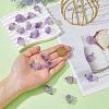 20Pcs Natural Amethyst Pendants G-FI0001-33-3
