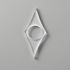 Transparent Acrylic Thumb Bookmark OFST-WH0002-13B-1