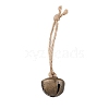 Iron Bell Pendant Decoration HJEW-JM02250-02-1