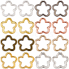 80Pcs 8 Styles Zinc Alloy Bead Frame FIND-SP0020-75-7