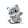 Opaque Cute Little Cat Resin Ornament RESI-S015-02A-1