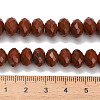 Natural Red Jasper Beads Strands G-C259-A13-6x10mm-5