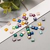 ABS Plastic Imitation Pearl Cabochons SACR-R748-6x6mm-M-5