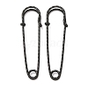 304 Stainless Steel Safety Pins Brooch Findings STAS-C181-01A-B-1