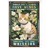 Vintage Metal Iron Tin Sign Poster AJEW-WH0157-697-1