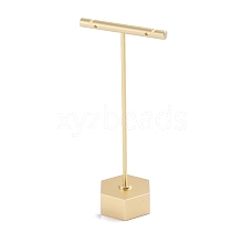 Aluminum Alloy T- Shape Earring Display Stand EDIS-WH0005-07G-B