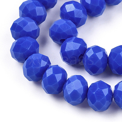 Opaque Solid Color Glass Beads Strands EGLA-A034-P3mm-D32-1