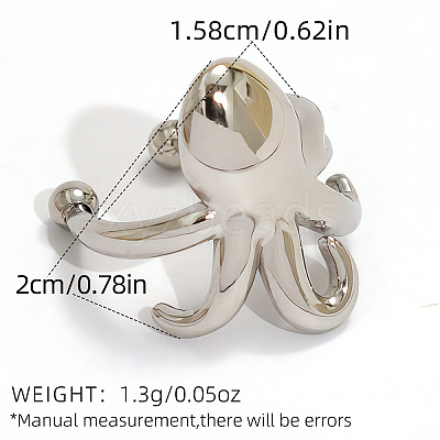 304 Stainless Steel Clip-on Earrings WG1F46C-02-1