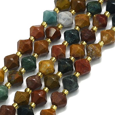 Natural Ocean Agate/Ocean Jasper Beads Strands G-I376-B22-01-1