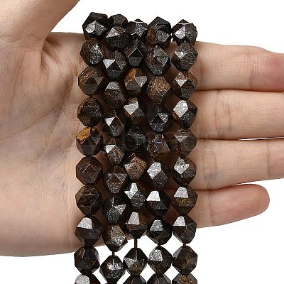 Natural Bronzite Beads Strands G-Z119-A30-03-1