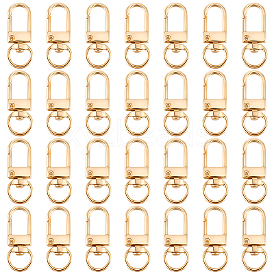 36Pcs Alloy Swivel Clasps PURS-CN0001-12P-1