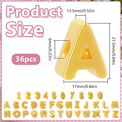 Opaque Acrylic Beads SACR-HY0001-16-1