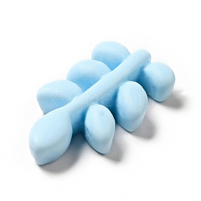 Spring Theme Opaque Resin Cabochons RESI-B012-02G-1
