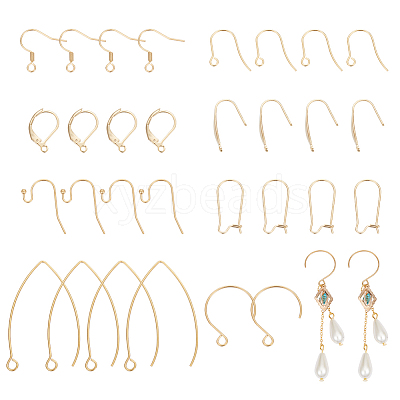 304 Stainless Steel Earring Hooks STAS-UN0001-34G-1