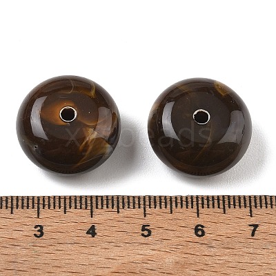 Two Tone Acrylic Beads AC-CBABA33-01G-1