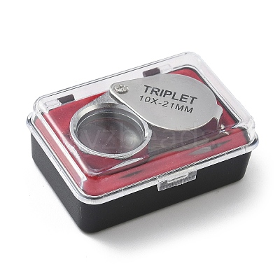 10x21mm Jewelry Identifying Type Magnifying Glass Portable Magnifiers TOOL-A007-B03-1